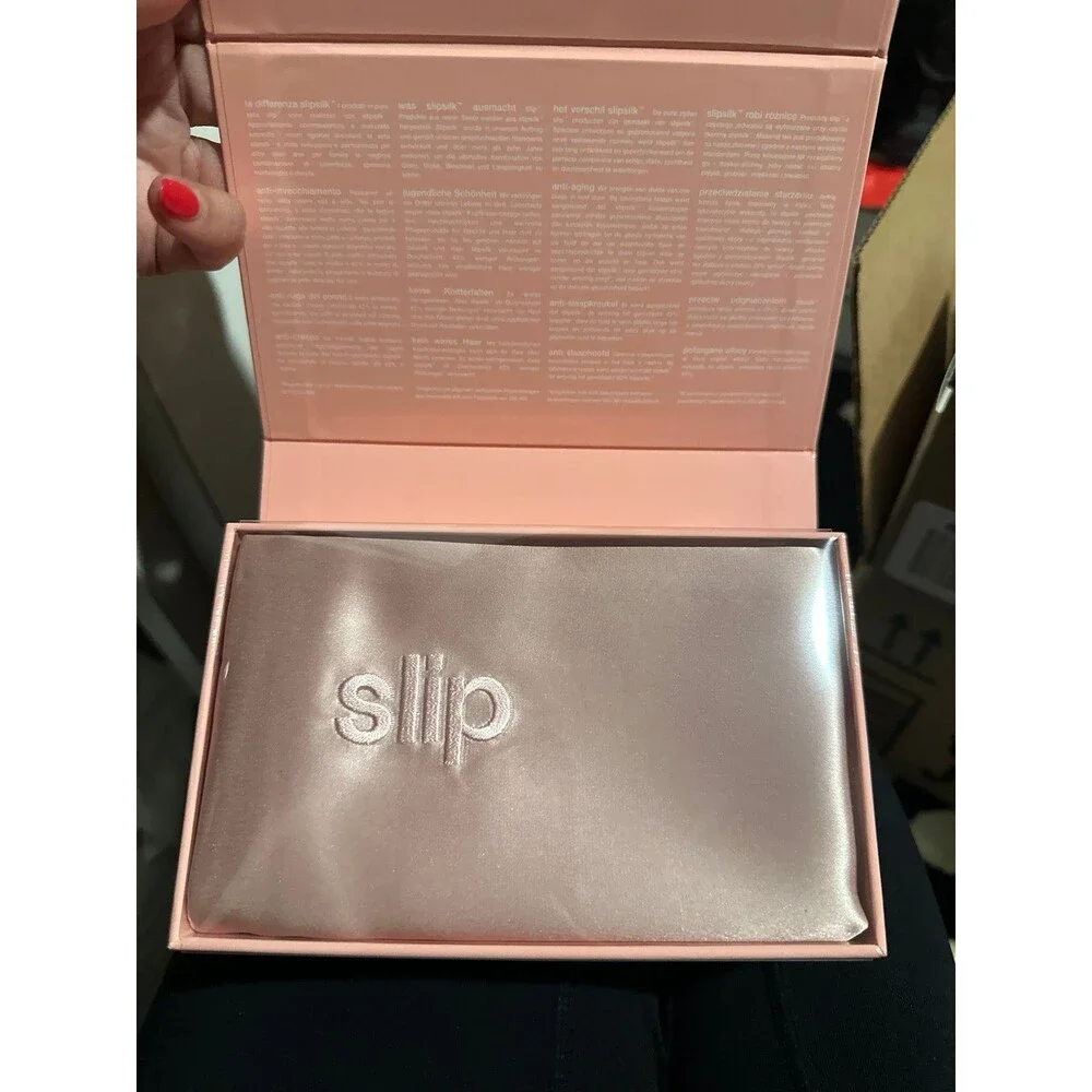 Slip anti-aging anti-sleep anti-crease, anti-bed head, pure silk pillowcase